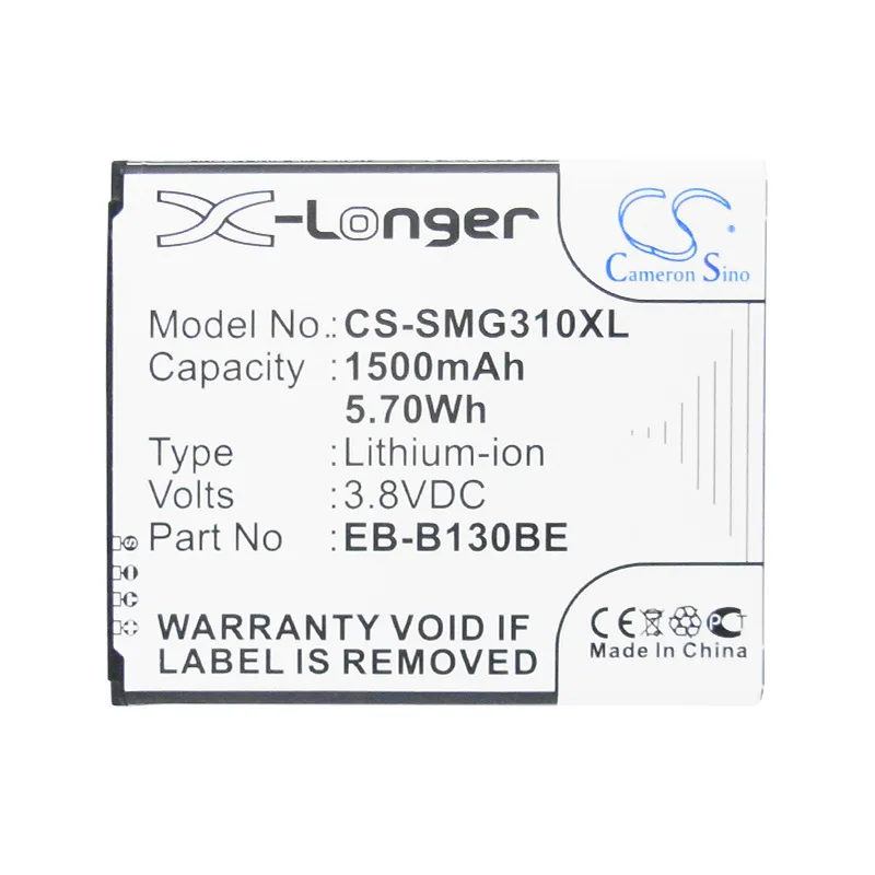 Cameronsino for SAMSUNG Galaxy Ace 4 3G GH90-29622a Jitterbug Touch3 SM-G310 SM-G310A SM-G310H SM-G310HN SMG310RZAD-BBY battery
Cameronsino for SAMSUNG Galaxy Ace 4 3G GH90-29622a Jitterbug Touch3 SM-G310 SM-G310A SM-G310H SM-G310HN SMG310RZAD-BBY battery