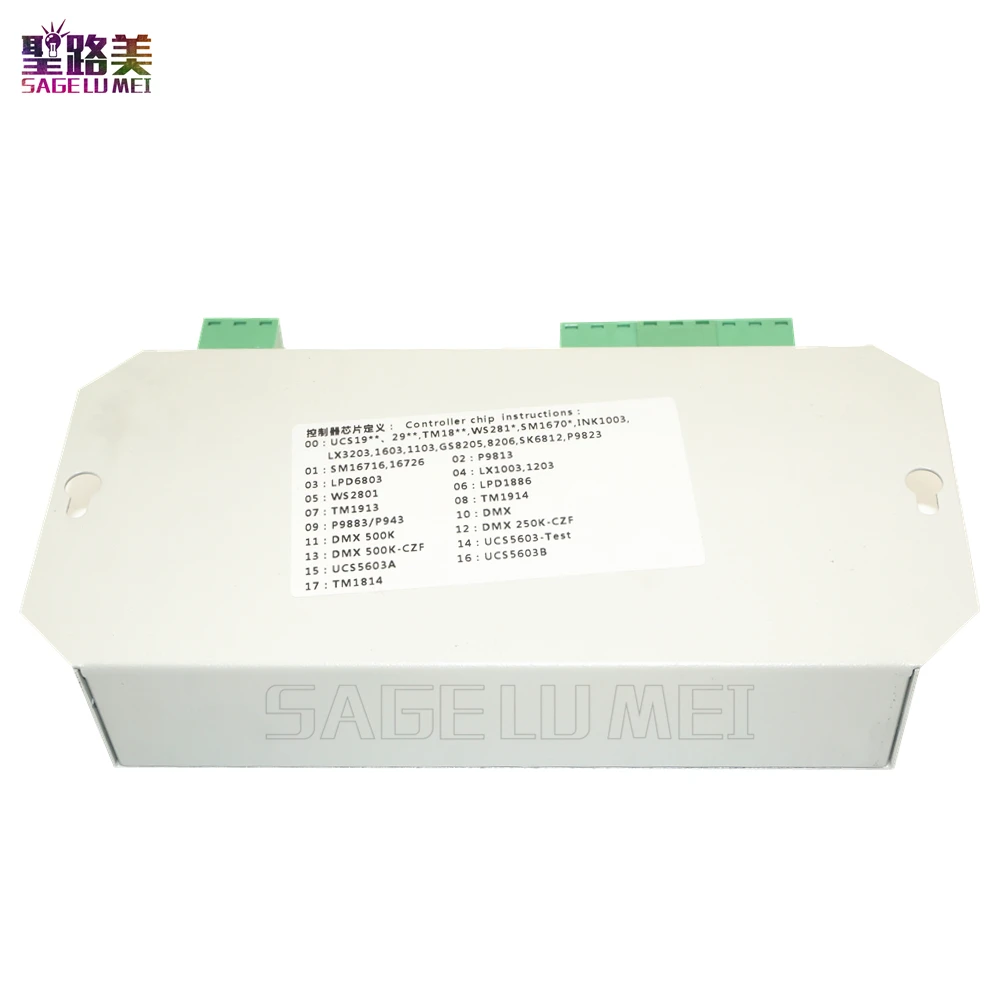 Free shipping DC5V-24V K-1000C controller (T-1000S Updated)WS2812B WS2811 APA102 SK6812 2801 LED 2048 Pixels Program Controller | Освещение