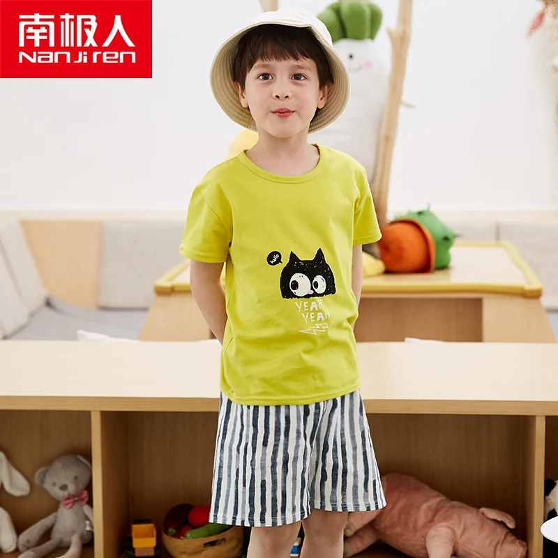 Фото NANJIREN/пижамные комплекты летние детские шорты комплект с - купить