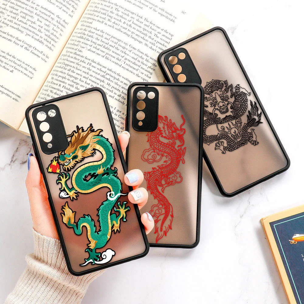Dragon Phone Case For Honor 10X Lite Cases Silicone Bumper For Huawei Honor 50 20s 30s 8X 9A Hard PC Cover P30 Lite Pro P40 P50
Dragon Phone Case For Honor 10X Lite Cases Silicone Bumper For Huawei Honor 50 20s 30s 8X 9A Hard PC Cover P30 Lite Pro P40 P50