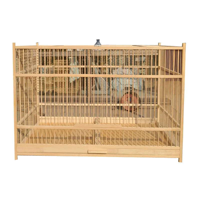 

Super Large Bamboo Bird Cock Cage 50cm Handmade Breathable Bird Nest Traditional Chinese Folk Crafts Pet Product Bird House