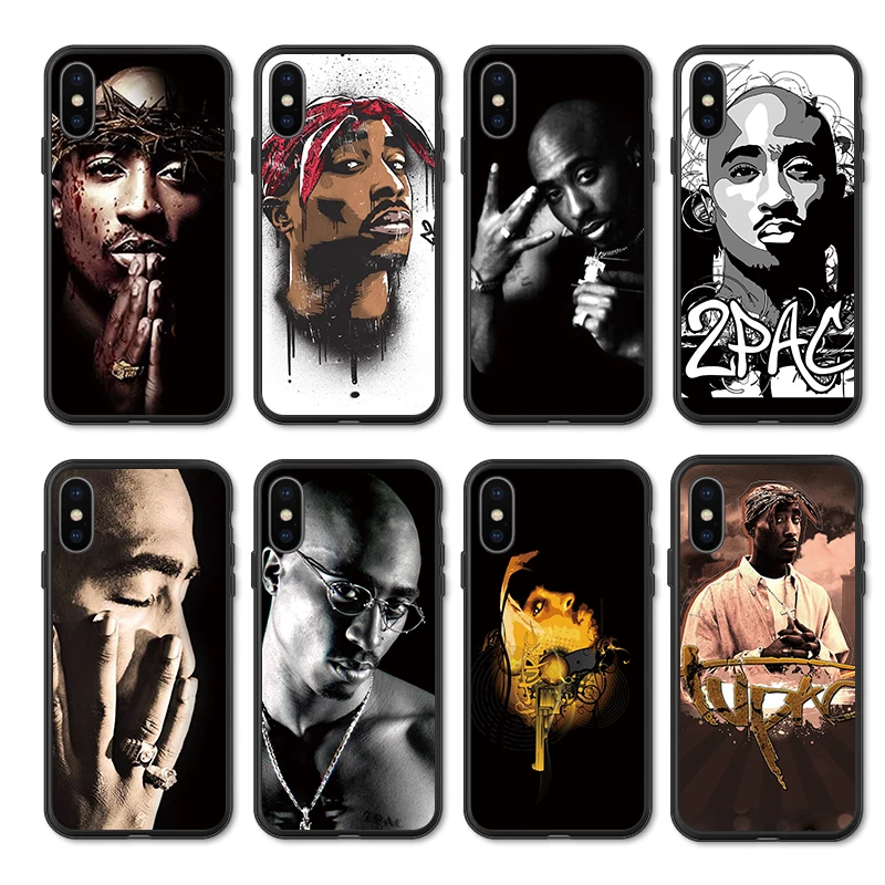 2Pac Rapper чехол для телефона iPhone 11 Pro Max X XS XR 8 7 6 5 s Plus Силиконовый ТПУ мягкий