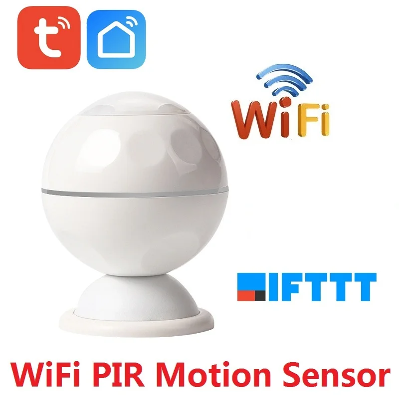 Инфракрасный датчик движения, Wi-Fi, с магнитным кронштейном
Инфракрасный датчик движения, Wi-Fi, с магнитным кронштейном