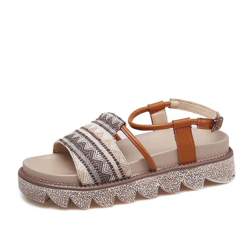 2020 Summer New Ladies Flat Bottom Non-slip Soft Bottom Women Roman Shoes Muffin Thick Bottom Ladies Sandals Fashion Casual
2020 Summer New Ladies Flat Bottom Non-slip Soft Bottom Women Roman Shoes Muffin Thick Bottom Ladies Sandals Fashion Casual