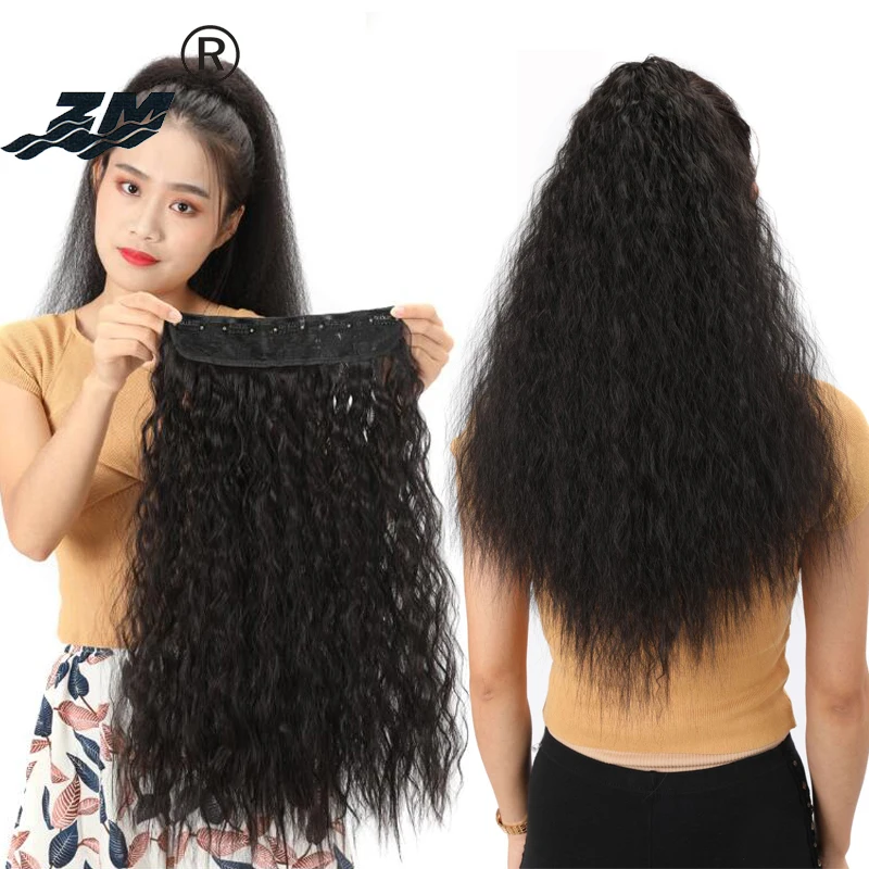 ZM 12 Colors Ombre Pink Clip In Hair Extensions 24" Long Kinky Curly Natural Hairpiece Synthetic Clip-In One Piece For Women
ZM 12 Colors Ombre Pink Clip In Hair Extensions 24" Long Kinky Curly Natural Hairpiece Synthetic Clip-In One Piece For Women
