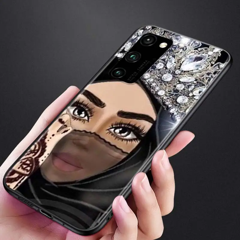 Arabic Hijab Girl Queen for Huawei Honor 9A 9C 9S 9X 10 9 Lite 30 20 Pro 10i 8X 8 8A 7A 7C Pro Lite Black Phone Case 
Arabic Hijab Girl Queen for Huawei Honor 9A 9C 9S 9X 10 9 Lite 30 20 Pro 10i 8X 8 8A 7A 7C Pro Lite Black Phone Case