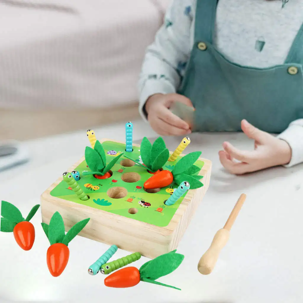 Деревянная игрушка Монтессори, морковка, сбор урожая, сенсорные занятия, обучение, игра для сортировки, игрушки для мальчиков и девочек 1 2 3 л...
Деревянная игрушка Монтессори, морковка, сбор урожая, сенсорные занятия, обучение, игра для сортировки, игрушки для мальчиков и девочек 1 2 3 л...