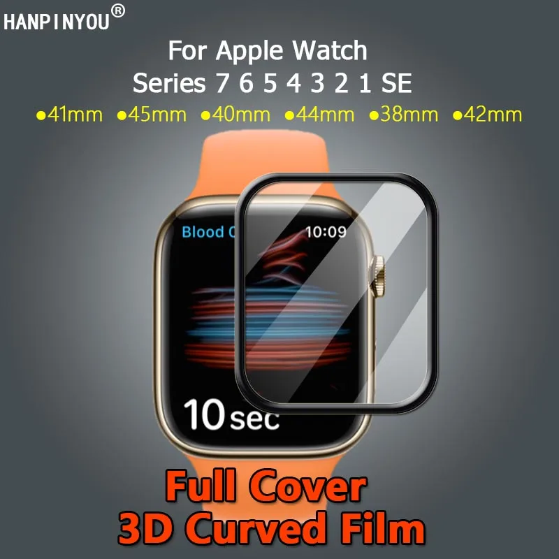 Для Apple Watch Series 7 6 5 4 3 2 1 SE 41 мм 45 мм 40 мм 44 мм 38 мм 42 мм полное покрытие мягкая пленка защита для экрана-не стекло
Для Apple Watch Series 7 6 5 4 3 2 1 SE 41 мм 45 мм 40 мм 44 мм 38 мм 42 мм полное покрытие мягкая пленка защита для экрана-не стекло