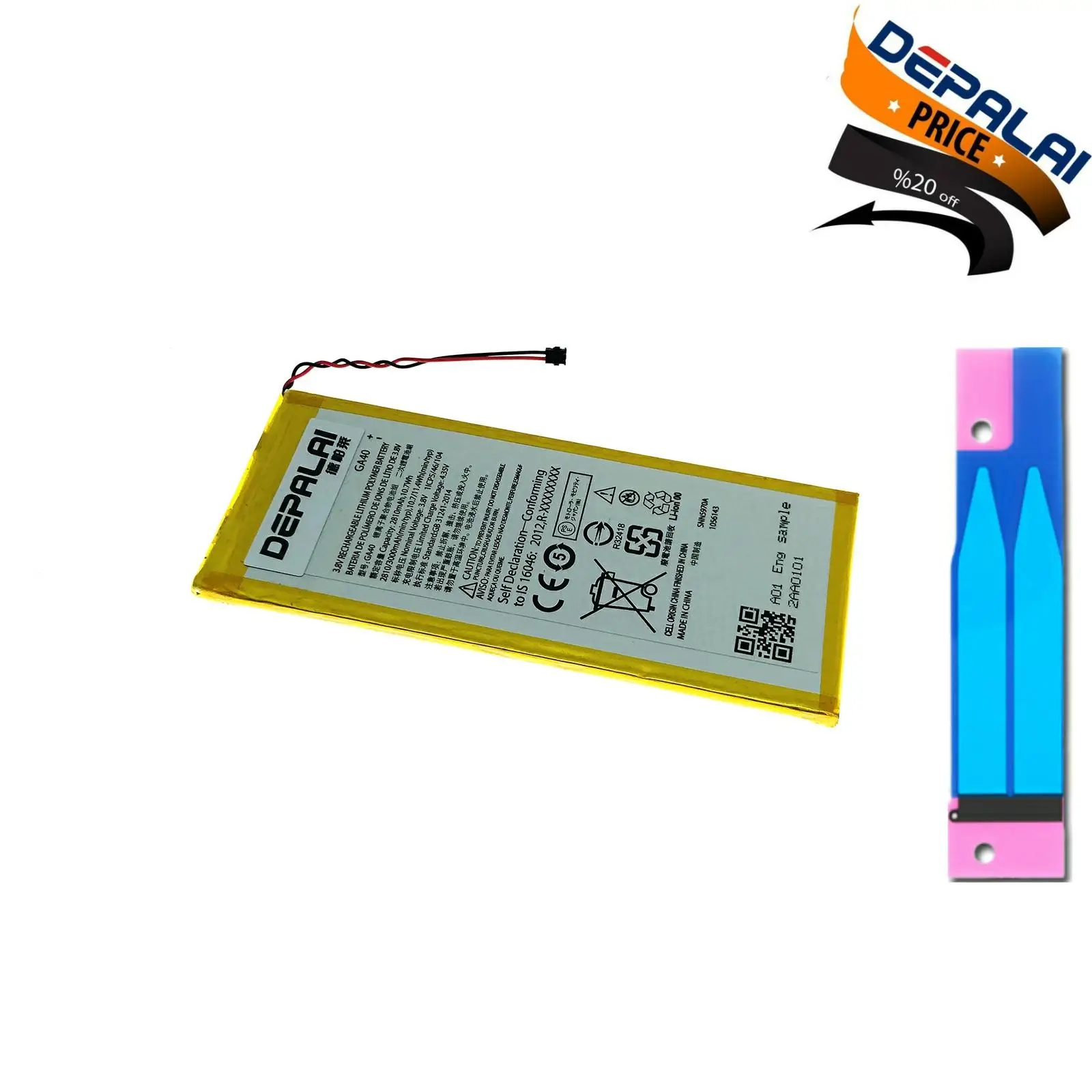 3000mAh Battery GA40 replacement For Motorola Moto G4 G4 Plus XT1625 XT1622 XT1644 XT1642 XT1640 GA 40 Batteries
3000mAh Battery GA40 replacement For Motorola Moto G4 G4 Plus XT1625 XT1622 XT1644 XT1642 XT1640 GA 40 Batteries