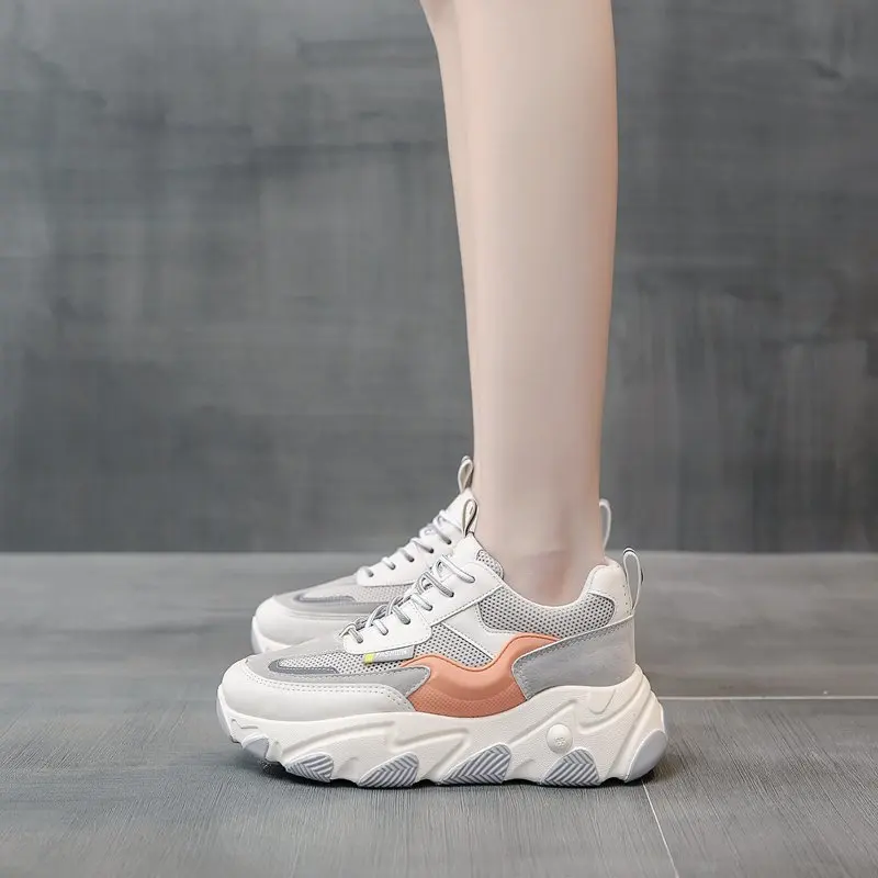 Fashion Daddy shoes 2020 Spring and autumn new versatile matching color platform sneakers breathable casual women's shoes X619
Fashion Daddy shoes 2020 Spring and autumn new versatile matching color platform sneakers breathable casual women's shoes X619