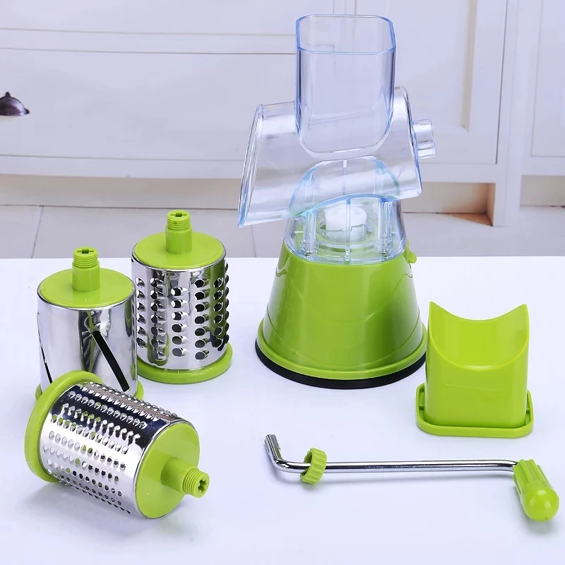 Home Kitchen Rotary Fruit Grater Multifunctional Vegetable Cutter Slicer Tools Kitchen Accessories Potato Cheese Kitchen Gadgets
Home Kitchen Rotary Fruit Grater Multifunctional Vegetable Cutter Slicer Tools Kitchen Accessories Potato Cheese Kitchen Gadgets
