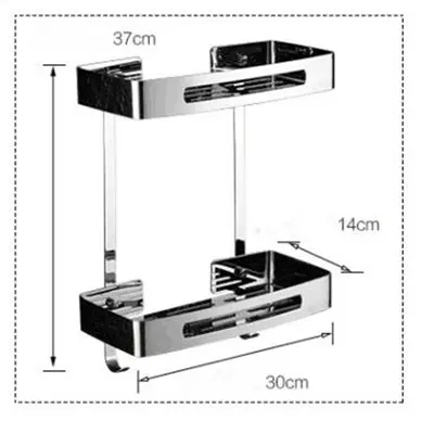 Bathroom Shelf 304 stainless steel Bath Shower Rack Shower Shelf Bath Holder Square Bolt Inserting Corner Shelf bath hardware
Bathroom Shelf 304 stainless steel Bath Shower Rack Shower Shelf Bath Holder Square Bolt Inserting Corner Shelf bath hardware