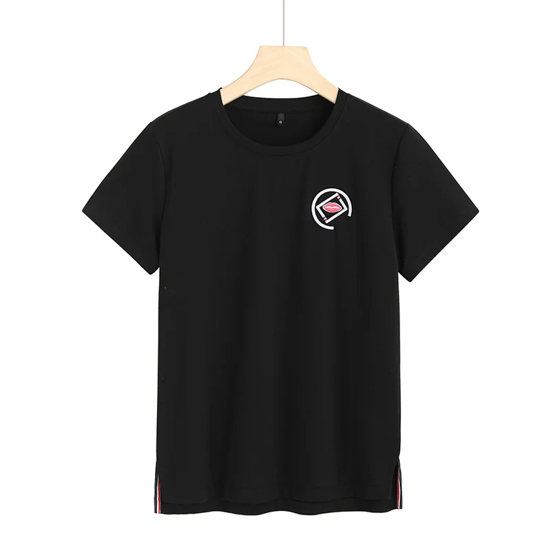 2021 Summer Short Sleeve T-Shirt women's modal Pullover half sleeve embroidery comfortable blended cotton women's fashion 6932
2021 Summer Short Sleeve T-Shirt women's modal Pullover half sleeve embroidery comfortable blended cotton women's fashion 6932