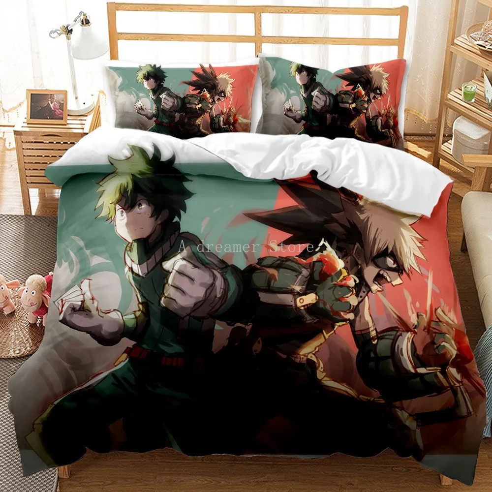New Japan Anime My Hero Academia Printed Bedding Set Cartoon Duvet Covers Pillowcases Comforter Bedding Set Bedclothes Bed Linen
New Japan Anime My Hero Academia Printed Bedding Set Cartoon Duvet Covers Pillowcases Comforter Bedding Set Bedclothes Bed Linen