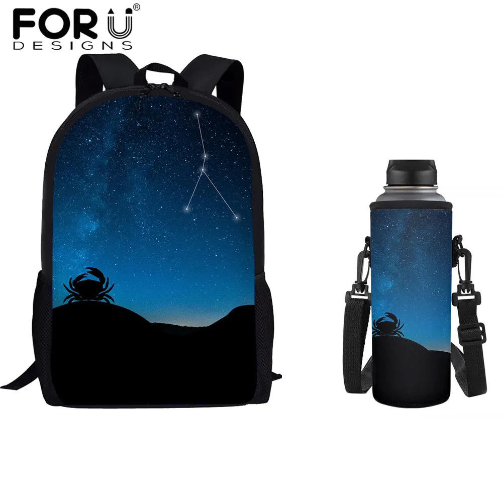 Модные дизайнерские школьные ранцы FORUDESIGNS с гороскопом и звездами, рюкзак для учеников начальной школы и пенал, накладки на бутылки, Регулир...
Модные дизайнерские школьные ранцы FORUDESIGNS с гороскопом и звездами, рюкзак для учеников начальной школы и пенал, накладки на бутылки, Регулир...