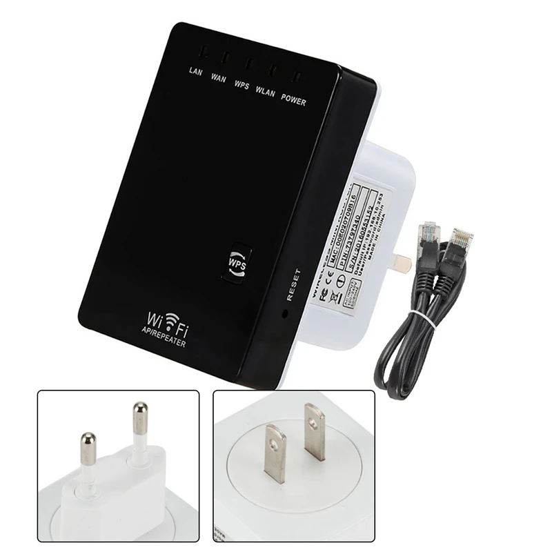 Wireless Repeater 300M Dual Network Port Network Signal Amplifier WiFi Router AP Bridge Repeater IEEE 802.11N
Wireless Repeater 300M Dual Network Port Network Signal Amplifier WiFi Router AP Bridge Repeater IEEE 802.11N