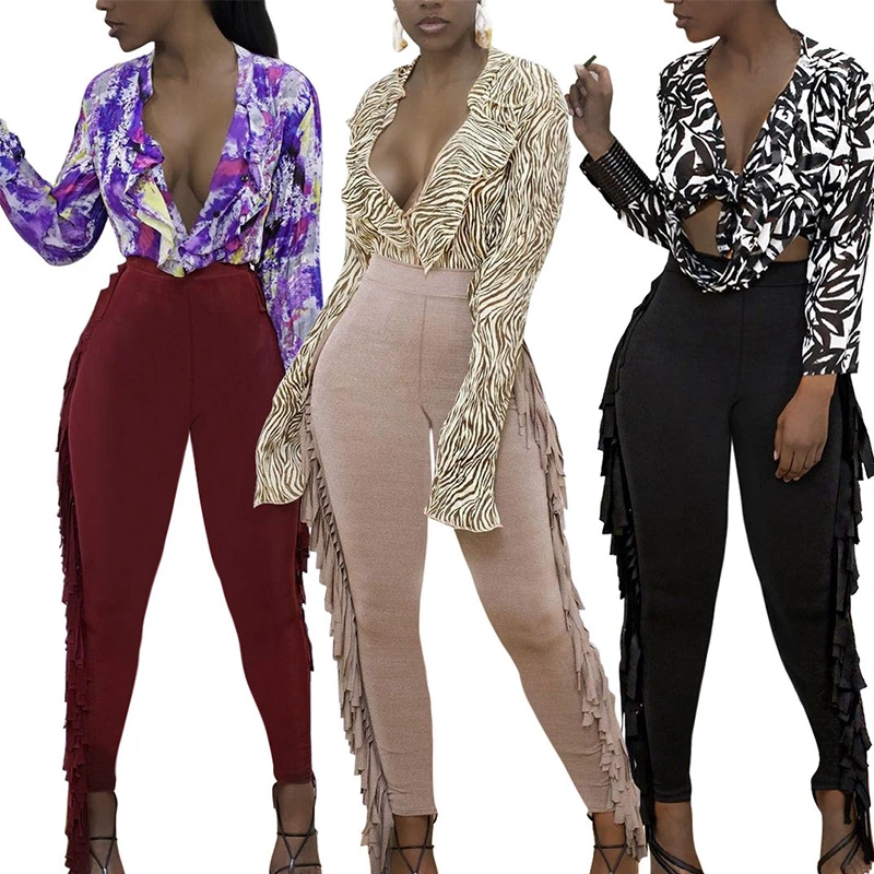Women Fashion Autumn Long Trousers Side Tassel Cute High Waist Skinny Pencil Pants Casaul Solid Streetwear Club Party Bodycon
Women Fashion Autumn Long Trousers Side Tassel Cute High Waist Skinny Pencil Pants Casaul Solid Streetwear Club Party Bodycon