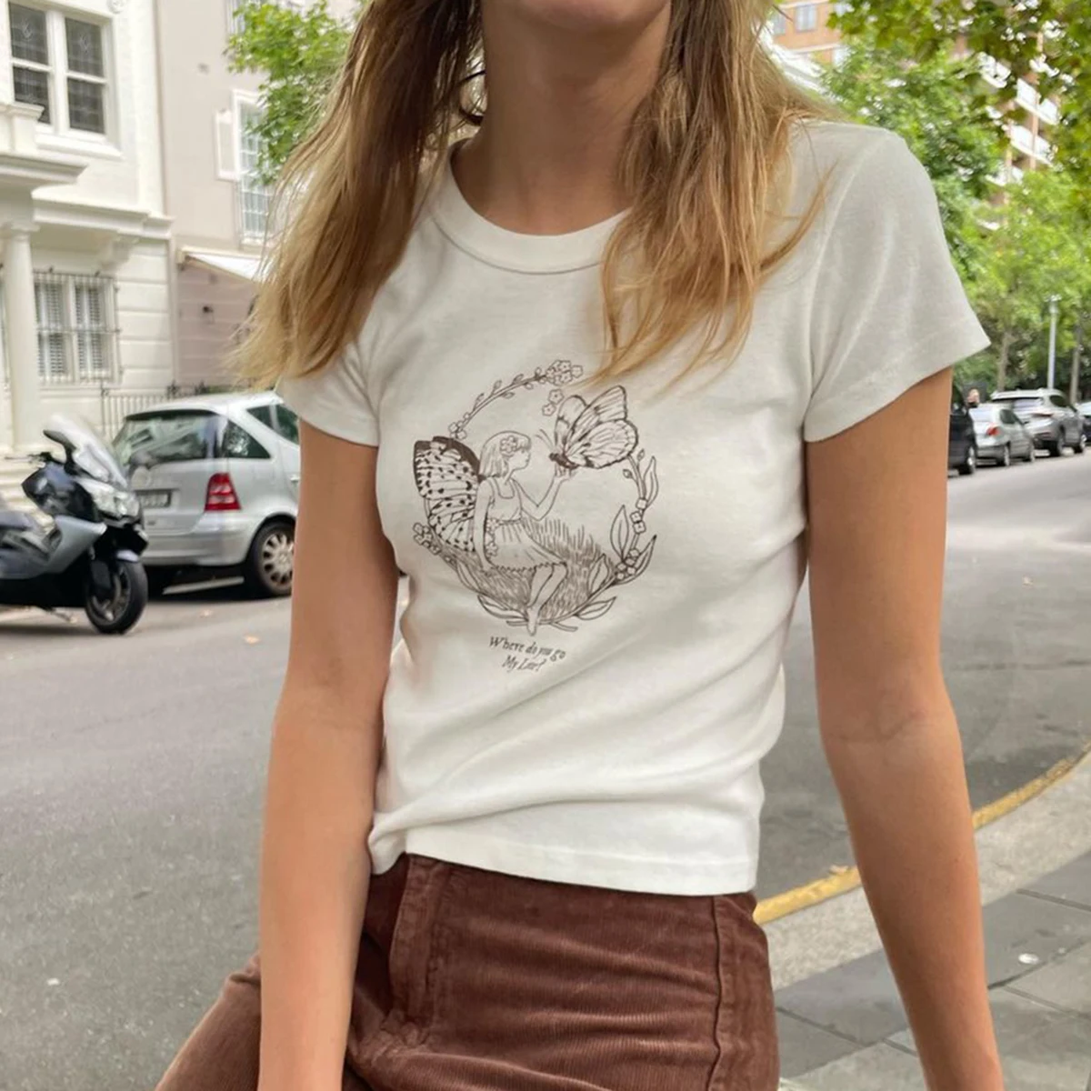 Hot Vintage Letter Print Sexy Crop Tops Women Casual Short Sleeve Cotton Pullover Tees Summer Slim Streetwear T-shirt Kawaii
Hot Vintage Letter Print Sexy Crop Tops Women Casual Short Sleeve Cotton Pullover Tees Summer Slim Streetwear T-shirt Kawaii