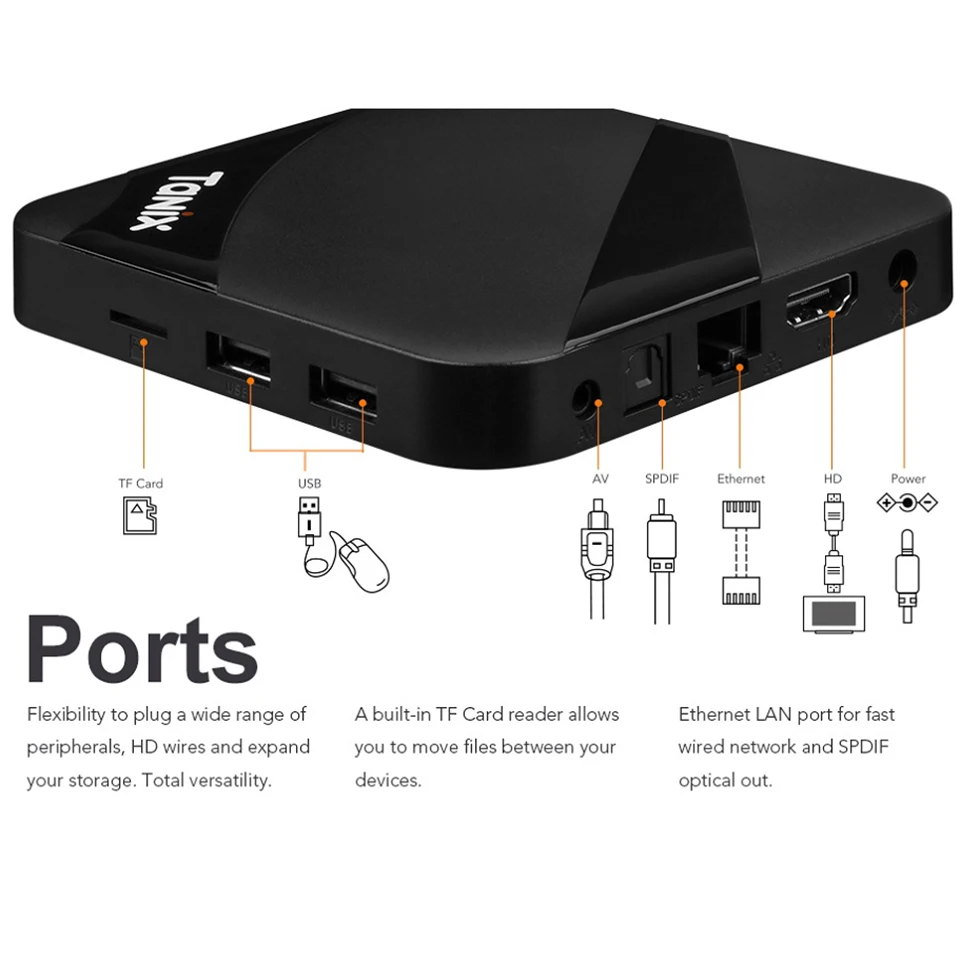 Smart TV BOX Android 9.0 2GB 16GB Set-top box Amlogic S905W Quad Core BT4.1 H.265 4K 30tps 2.4GHz WiFi PlayStore pk Mi boxes
Smart TV BOX Android 9.0 2GB 16GB Set-top box Amlogic S905W Quad Core BT4.1 H.265 4K 30tps 2.4GHz WiFi PlayStore pk Mi boxes