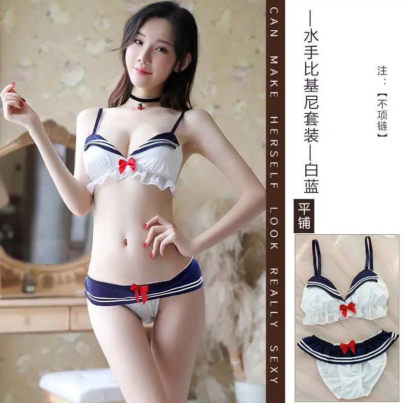 Sexy bra, fun, small chest, flat chest, special transparent Sao, ultra thin, hot Sao, people's flirting Underwear Set
Sexy bra, fun, small chest, flat chest, special transparent Sao, ultra thin, hot Sao, people's flirting Underwear Set