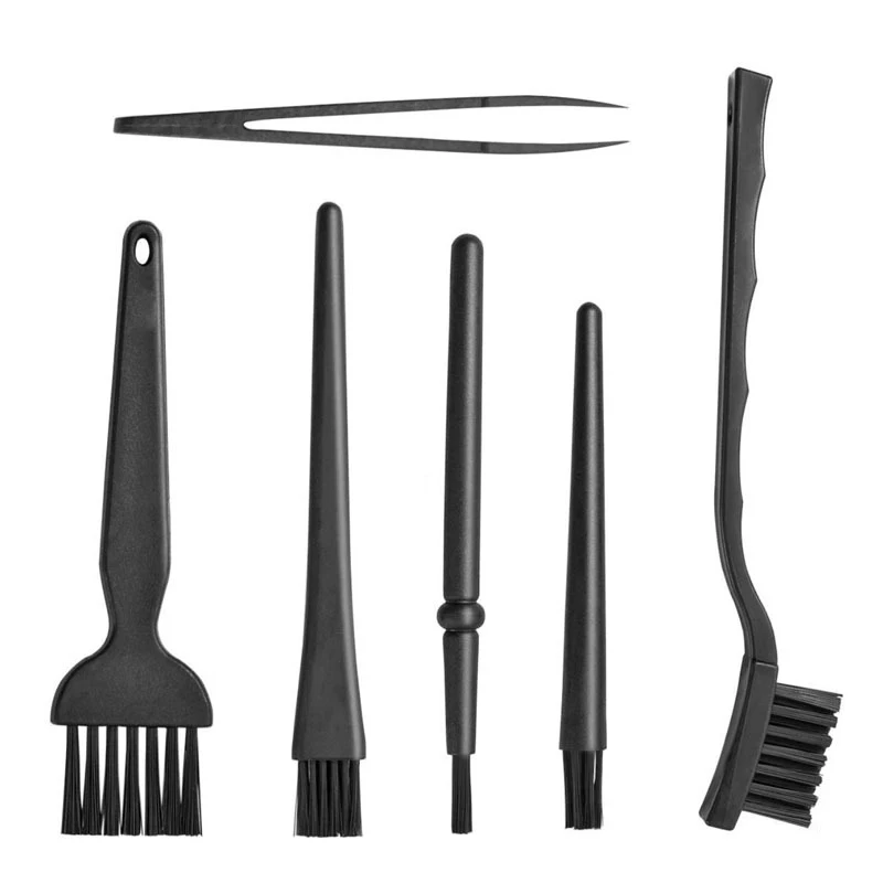Household Cleaning Tools Portable Handle Anti-static Brush Cleaning Keyboard Brush Kit 6 In 1 Black Anti-static Brush
Household Cleaning Tools Portable Handle Anti-static Brush Cleaning Keyboard Brush Kit 6 In 1 Black Anti-static Brush