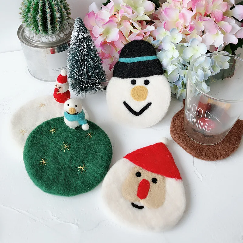 Afternoon Tea Afternoon Tea Coaster Creative Handmade Wool Felt Christmas Decoration Ornaments
Afternoon Tea Afternoon Tea Coaster Creative Handmade Wool Felt Christmas Decoration Ornaments