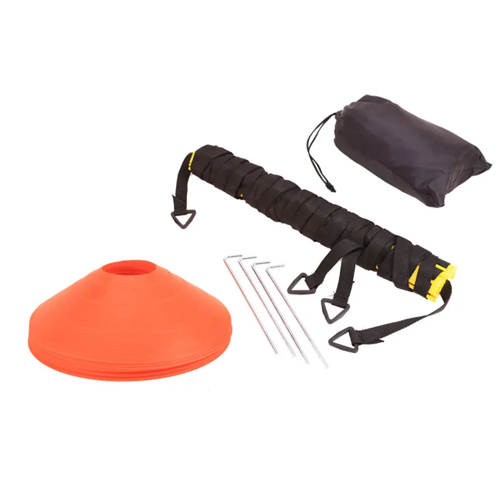 Speed Agility Training Set, 1 Resistance Parachute, 1 Agility Ladder, 4 Steel Stakes, 4 Disc Cones | Speed Training Equipment
Speed Agility Training Set, 1 Resistance Parachute, 1 Agility Ladder, 4 Steel Stakes, 4 Disc Cones | Speed Training Equipment