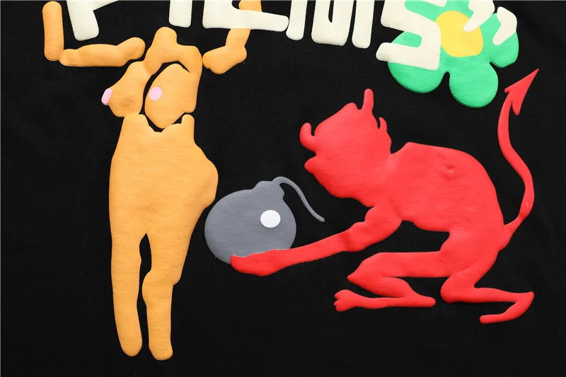 CPFM.XYZ Adult Films Tee Collaborative Three-dimensional Foaming Little Devil Bomb Print The Same Short-sleeved T-shirt
CPFM.XYZ Adult Films Tee Collaborative Three-dimensional Foaming Little Devil Bomb Print The Same Short-sleeved T-shirt