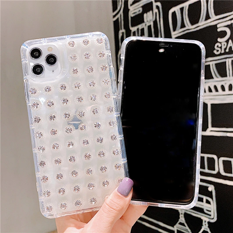 fashion bling female clear Diamond Phone Cover Case For Iphone X 11 pro Xs Max Xr 10 8 7 6 6s Plus Luxury Soft girl Coque Fundas
fashion bling female clear Diamond Phone Cover Case For Iphone X 11 pro Xs Max Xr 10 8 7 6 6s Plus Luxury Soft girl Coque Fundas