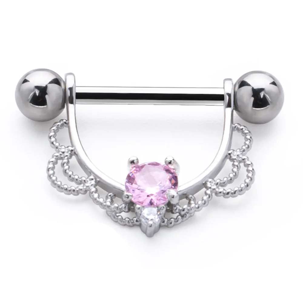 Sexy Nipple Ring 316 Stainless Steel Colored CZ Crystal Breast ring Nipple Piercing Jewelry Bar Lot Pircing Fashion Women 2021
Sexy Nipple Ring 316 Stainless Steel Colored CZ Crystal Breast ring Nipple Piercing Jewelry Bar Lot Pircing Fashion Women 2021