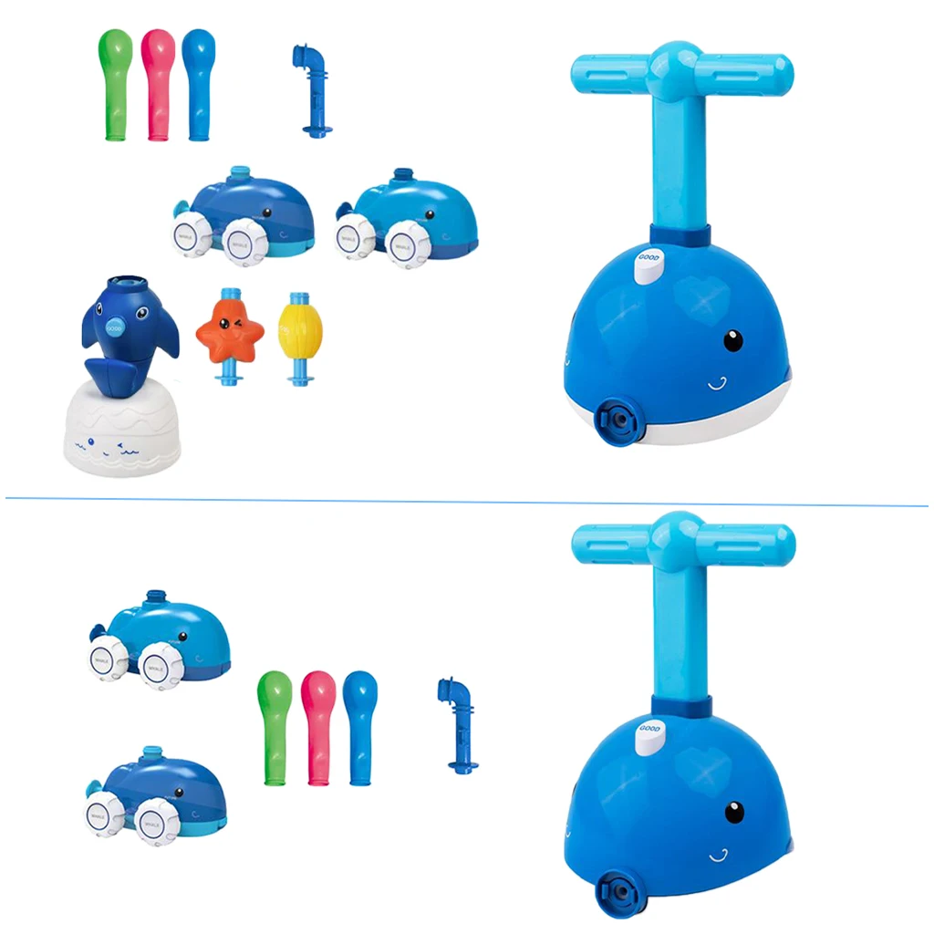 Kids Toy Set Dolphin Launcher Inertia Balloon Powered Car for Experiment with
Kids Toy Set Dolphin Launcher Inertia Balloon Powered Car for Experiment with