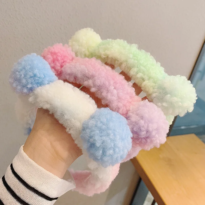 Children Hair Accessories Headband Cute Autumn Winter Plush Ball Baby Hair Headband Wholesale Baby Hair Band Colorful Bear Ears
Children Hair Accessories Headband Cute Autumn Winter Plush Ball Baby Hair Headband Wholesale Baby Hair Band Colorful Bear Ears