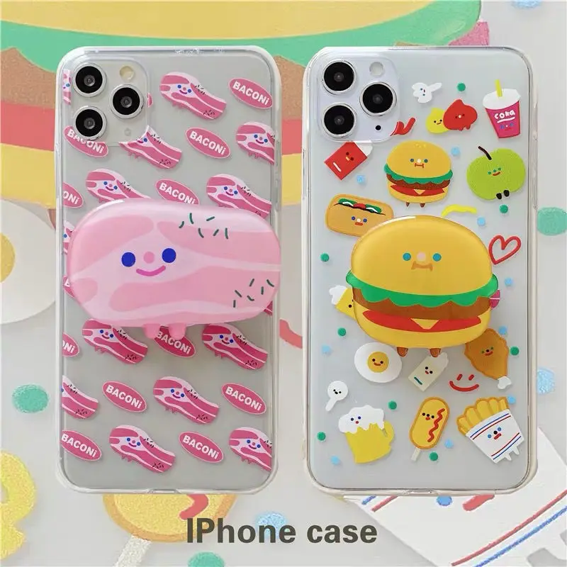 LISM Cartoon With Stand Phone Case For Iphone 11 12 Mini Pro Max 7 8 X XS Max XR SE TPU Transparent Shockproof Case Cover
LISM Cartoon With Stand Phone Case For Iphone 11 12 Mini Pro Max 7 8 X XS Max XR SE TPU Transparent Shockproof Case Cover