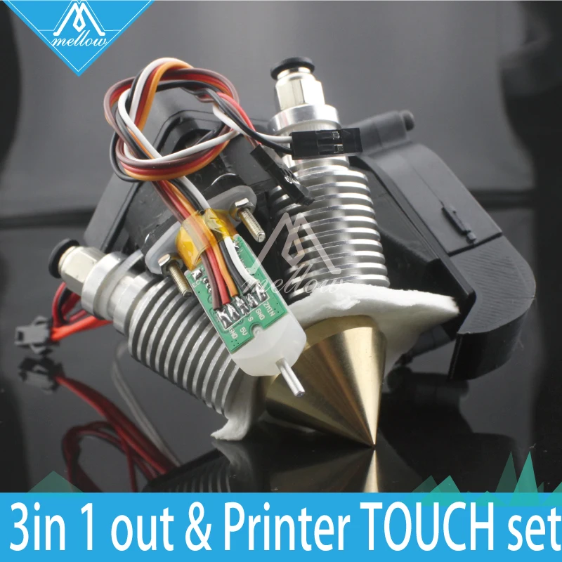 Мягкий 3D принтеры Diamond Hotend латунь мульти Цвет насадка для подключения печатающей