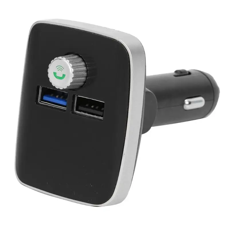 M3 беспроводной Bluetooth FM передатчик громкой связи MP3 плеер с микрофоном 5V 3.4A двойное