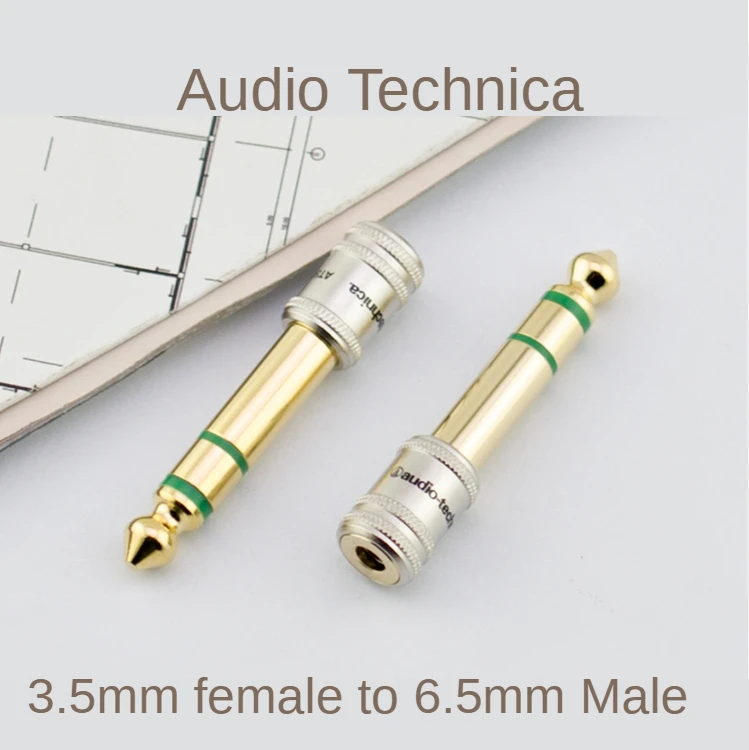 Original AudioTechnica AT501CS 3.5mm female to 6.35mm male conversion balanced gold-plated plug monitor headphone adapter
Original AudioTechnica AT501CS 3.5mm female to 6.35mm male conversion balanced gold-plated plug monitor headphone adapter