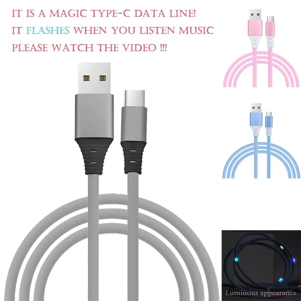 Напульсник type C зарядное устройство магнети USB шнур зарядка ячейка данных быстрая