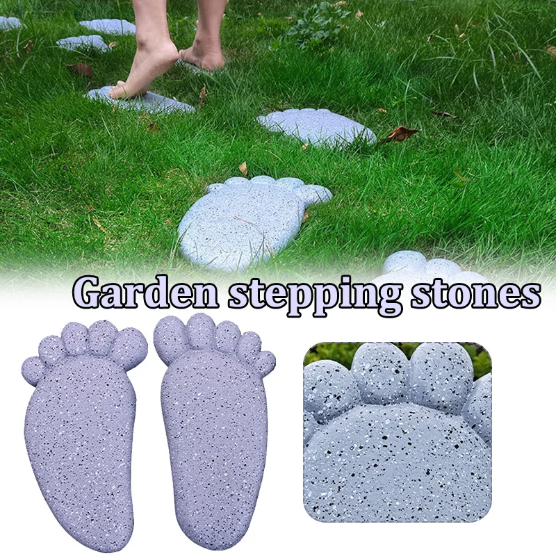 Outdoor Welcome Stepping Stones Creative Cartoon Feet Shape Paving Ornaments for Garden Courtyard Lawn Layout _WK
Outdoor Welcome Stepping Stones Creative Cartoon Feet Shape Paving Ornaments for Garden Courtyard Lawn Layout _WK