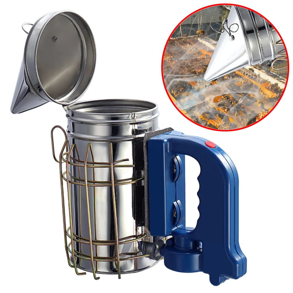 Bee Tools Electric Stainless Steel Bee Smoke Transmitter Electric Beekeeping Kit Tool Apiculture Beekeeping Care Tool Bee Smoker
Bee Tools Electric Stainless Steel Bee Smoke Transmitter Electric Beekeeping Kit Tool Apiculture Beekeeping Care Tool Bee Smoker