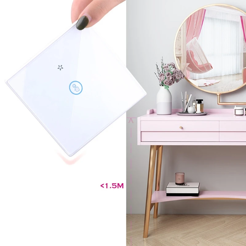 Tempered Glass Panel WiFi Touching Switch 433Mhz Wireless Control Lamp Switch Waterproof Anti-electric Shock Home Switch X37B
Tempered Glass Panel WiFi Touching Switch 433Mhz Wireless Control Lamp Switch Waterproof Anti-electric Shock Home Switch X37B