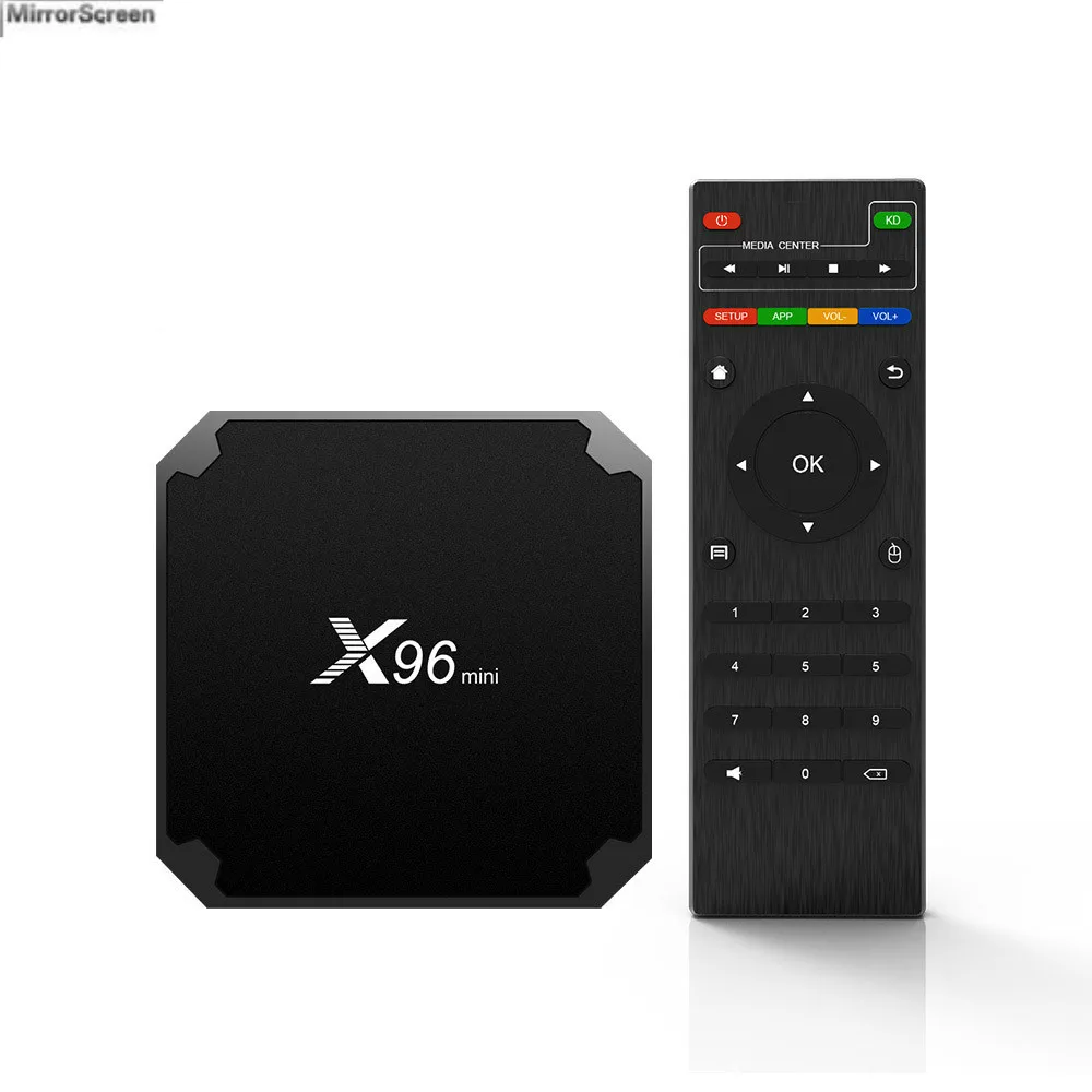 Новинка X96mini для Android 9.0 x96 mini Smart TV BOX S905W четырехъядерный Поддержка 2,4G беспроводной Wi-Fi медиа-бокс телеприставка
Новинка X96mini для Android 9.0 x96 mini Smart TV BOX S905W четырехъядерный Поддержка 2,4G беспроводной Wi-Fi медиа-бокс телеприставка