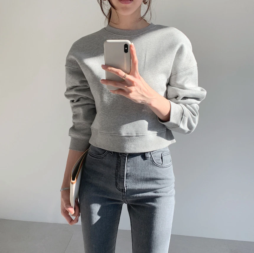 Solid Hooded Crop Top Women Short Sweatshirt Long SleeveWomen Hoodies Sexy Autumn Spring Fashion Female Clothes
Solid Hooded Crop Top Women Short Sweatshirt Long SleeveWomen Hoodies Sexy Autumn Spring Fashion Female Clothes