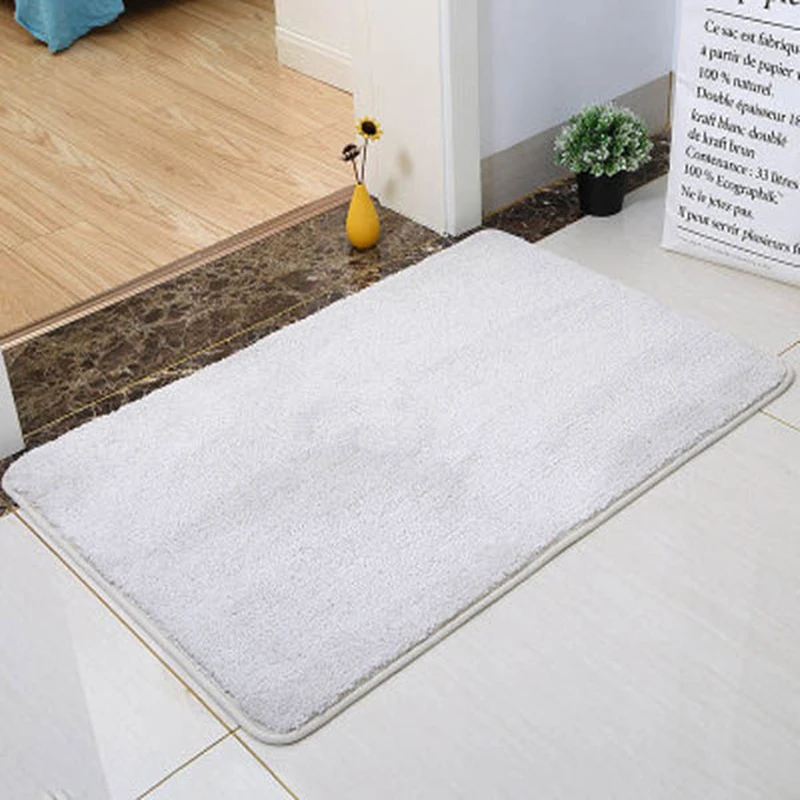 Modern Minimalist Style Living Room Carpet Bathroom Absorbent Non-slip Floor Pad Solid Color Balcony Bedroom Kitchen Door Mats
Modern Minimalist Style Living Room Carpet Bathroom Absorbent Non-slip Floor Pad Solid Color Balcony Bedroom Kitchen Door Mats