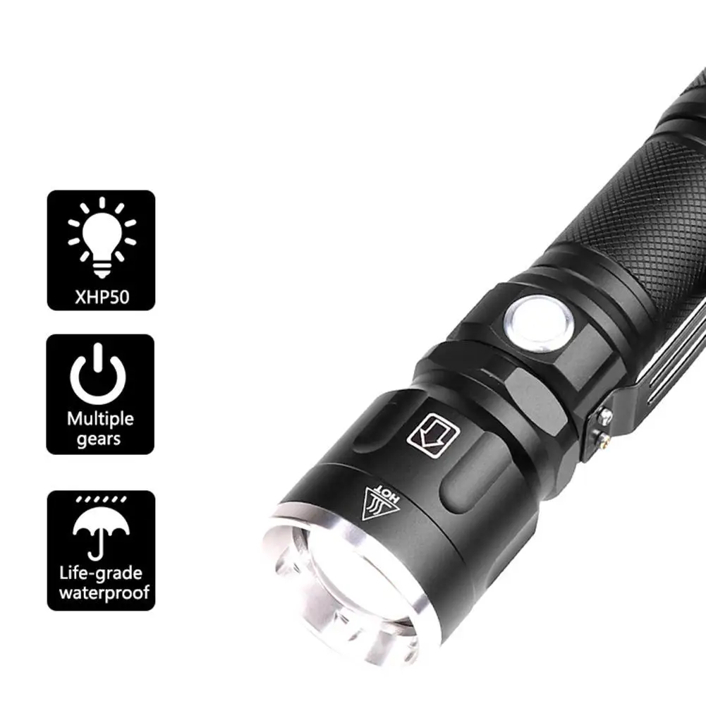 USB Rechargeable Flashlight Zoom LED Torch With Clip 5 Modes For Camping Chargeable Flashlight Rechargeable Flashlight
USB Rechargeable Flashlight Zoom LED Torch With Clip 5 Modes For Camping Chargeable Flashlight Rechargeable Flashlight