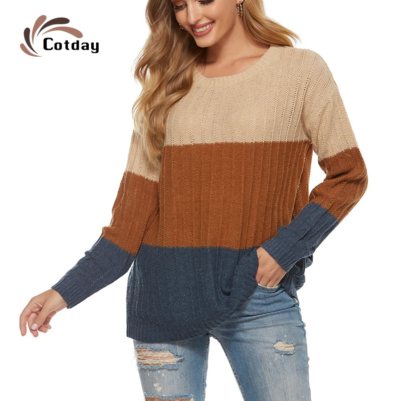 Вязаный Топ для женщин Cotday, корейский, зимний, в полоску, свободный, для улицы
Вязаный Топ для женщин Cotday, корейский, зимний, в полоску, свободный, для улицы