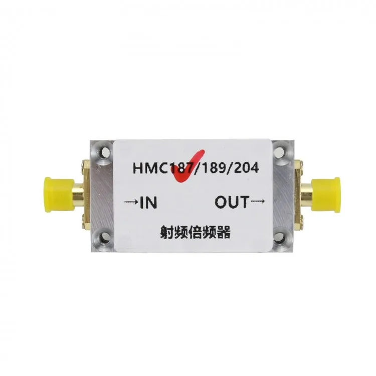 HMC187 RF Frequency Multiplier Frequency Doubler with Aluminum Alloy Shell RF Input 0.87-2GHz
HMC187 RF Frequency Multiplier Frequency Doubler with Aluminum Alloy Shell RF Input 0.87-2GHz