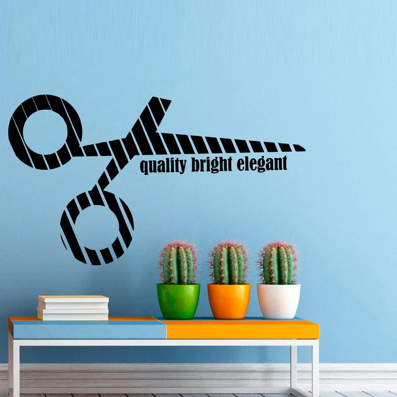Hairdressing Salon Wall Sticker Barber Shop Wall Decals Home Decor Removable Vinyl Art Murals
Hairdressing Salon Wall Sticker Barber Shop Wall Decals Home Decor Removable Vinyl Art Murals