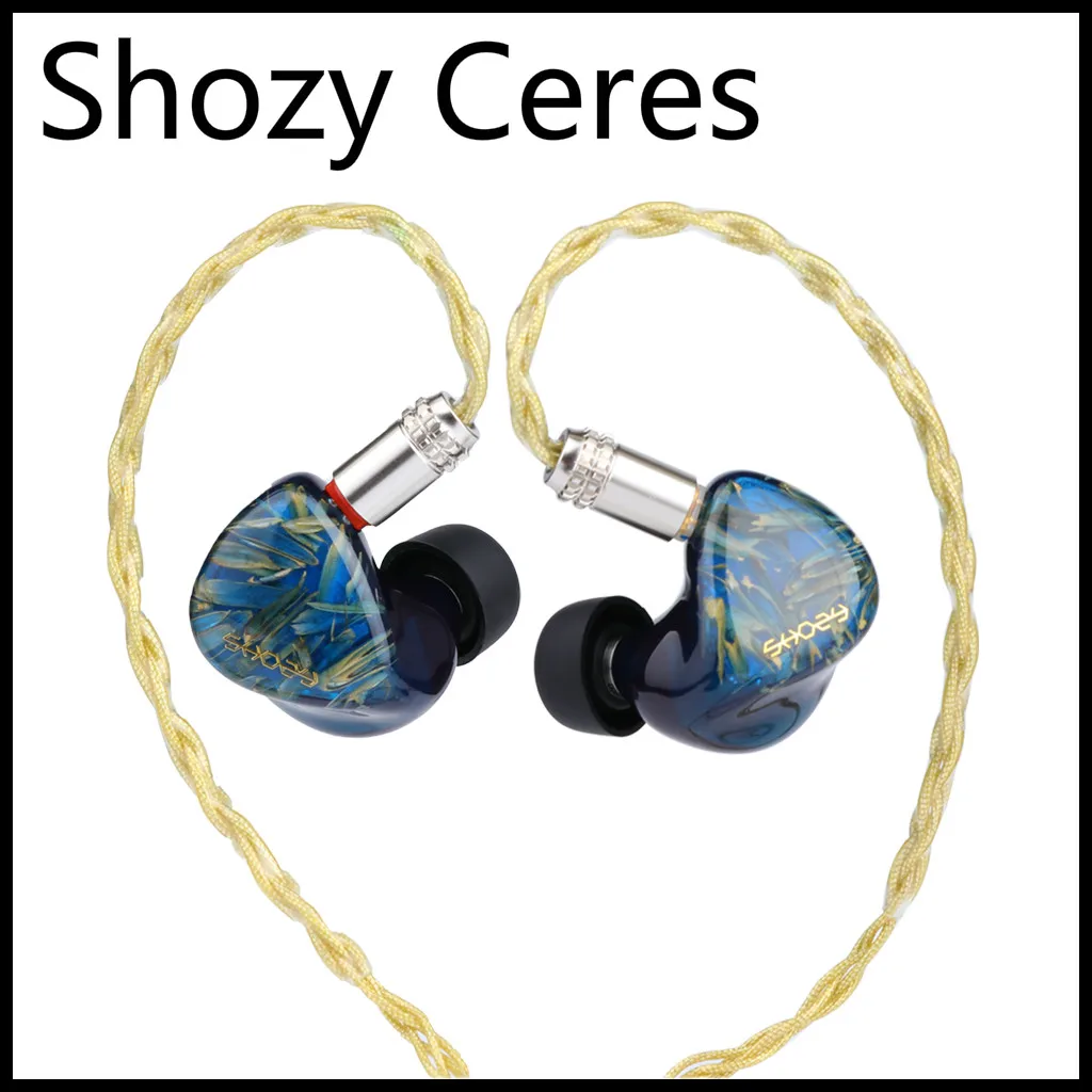 

Shozy Ceres 9,2 мм Динамический драйвер + 1BA двойной драйвер HiFi музыкальный монитор аудиофил наушники-вкладыши 3D Съемный 0,78 мм 2-контактный кабель