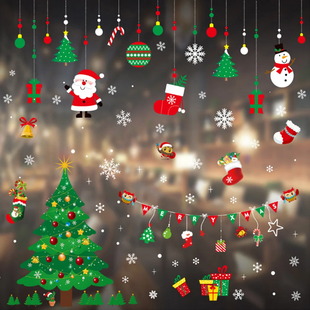 Christmas Color Window Stickers Decorations Cling Stickers Decals Shopping Malls And Supermarkets Christmas Electrostatic Sticke
Christmas Color Window Stickers Decorations Cling Stickers Decals Shopping Malls And Supermarkets Christmas Electrostatic Sticke