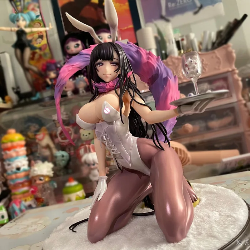 

Max Factory Anime Figure Bunny Girl VER. 22cm Ane Naru Mono Chiyo Devil Sister Sommelier Model Toys Adult Collection Doll Gift